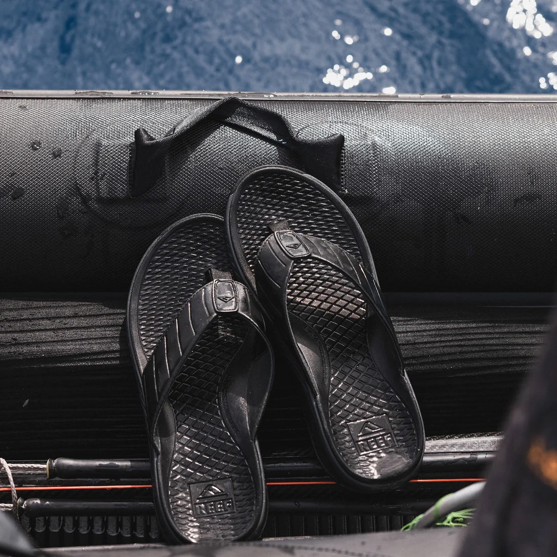Reef The Deckhand Mens Sandal Stormy Black 9