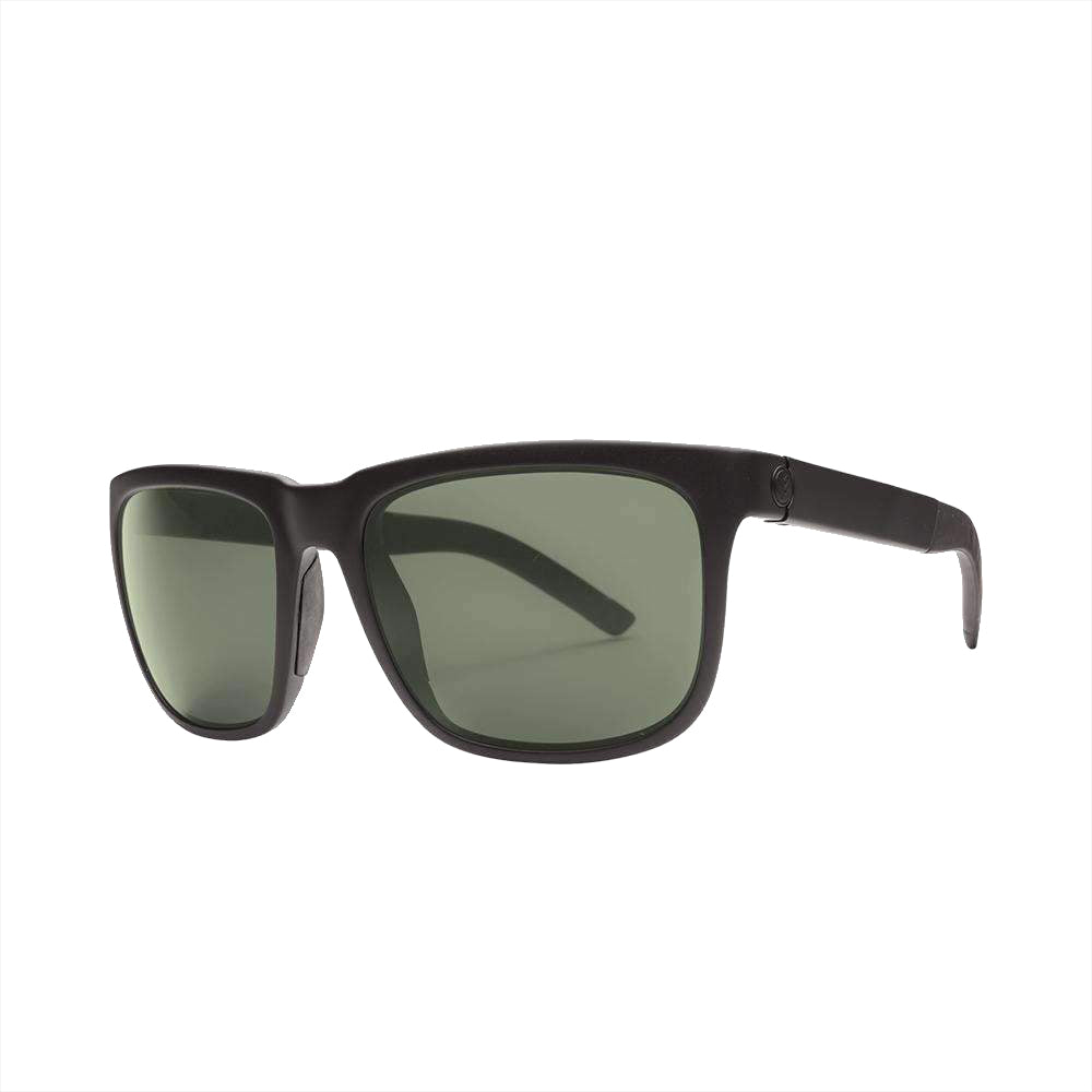 Electric Knoxville Sport Polarized Sunglasses Matte Black Ohm Grey Square
