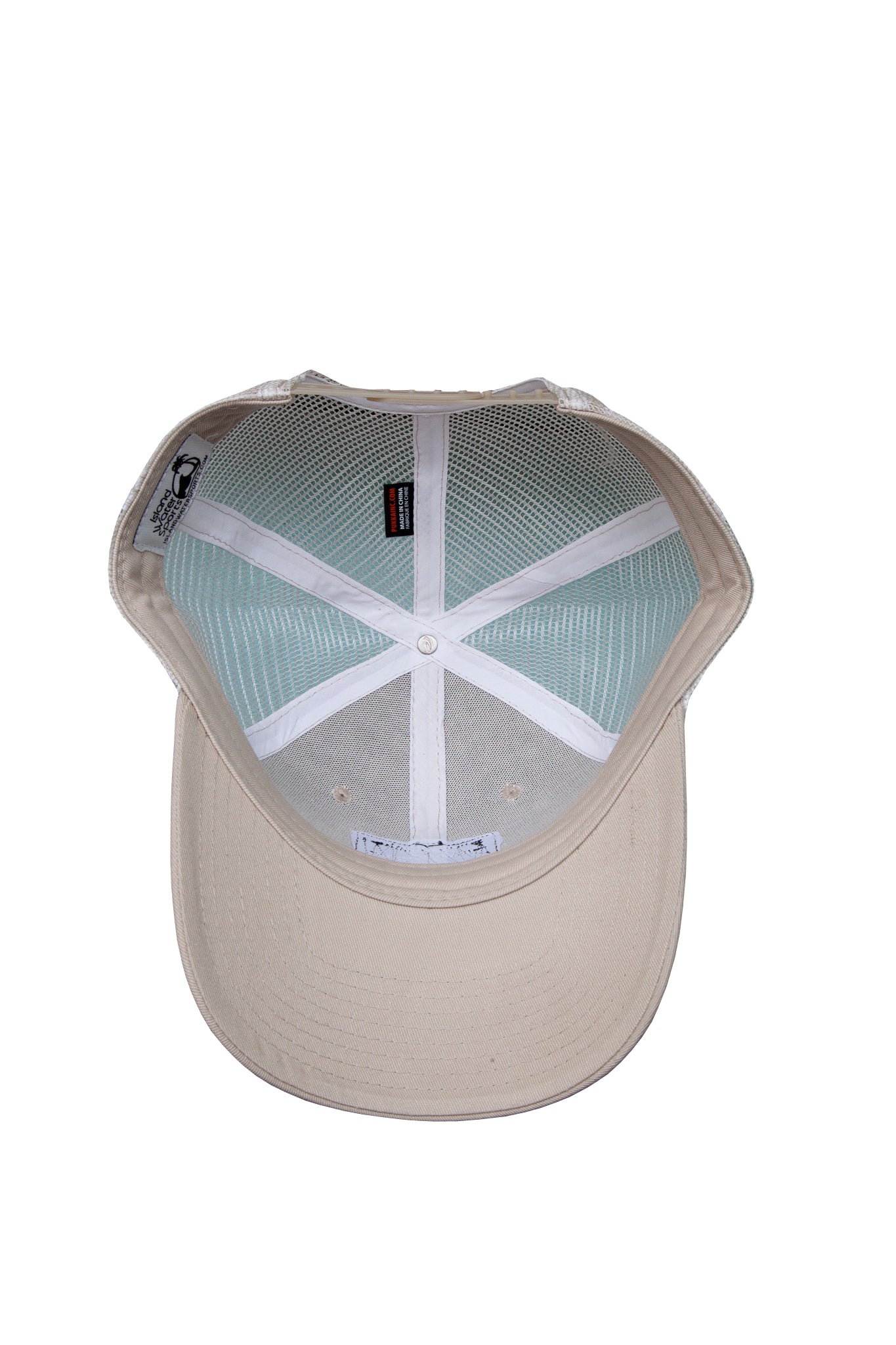 Island Water Sports Hogfish Trucker Hat Stone OS