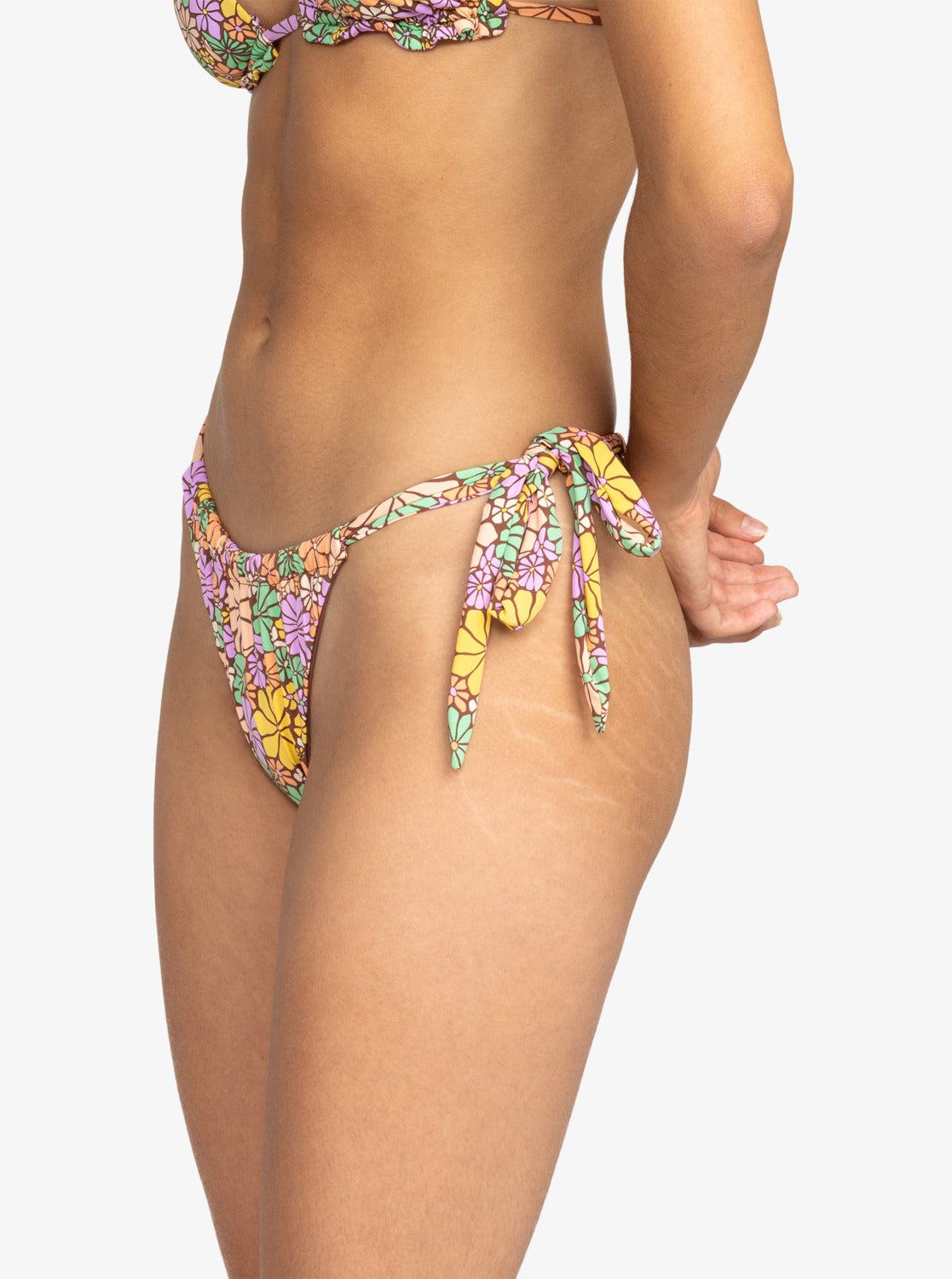 Roxy All About Sol Cheeky Bikini Bottom CQR7 L