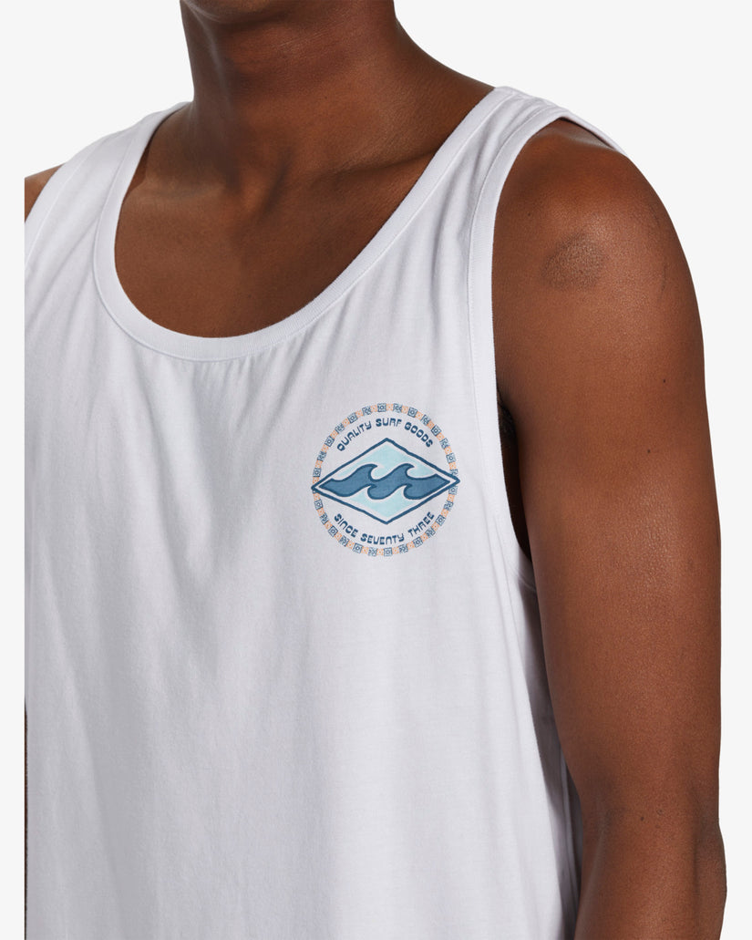 Billabong Rotor Diamond Tank Top White M