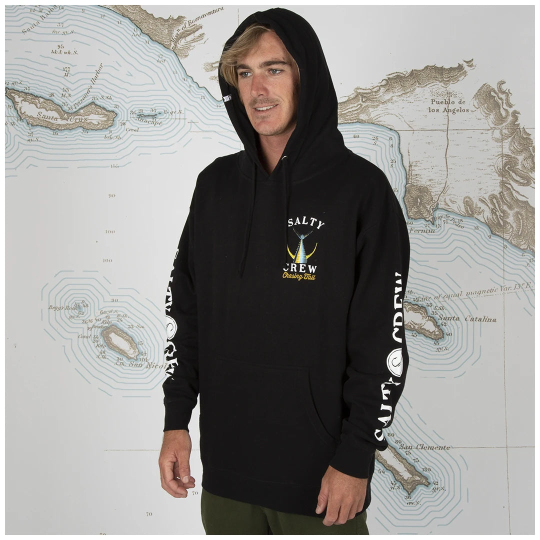 Salty Crew Tailed Hood Fleece Black M