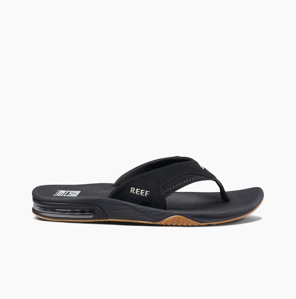Reef Fanning Mens Sandal Black-Silver 7