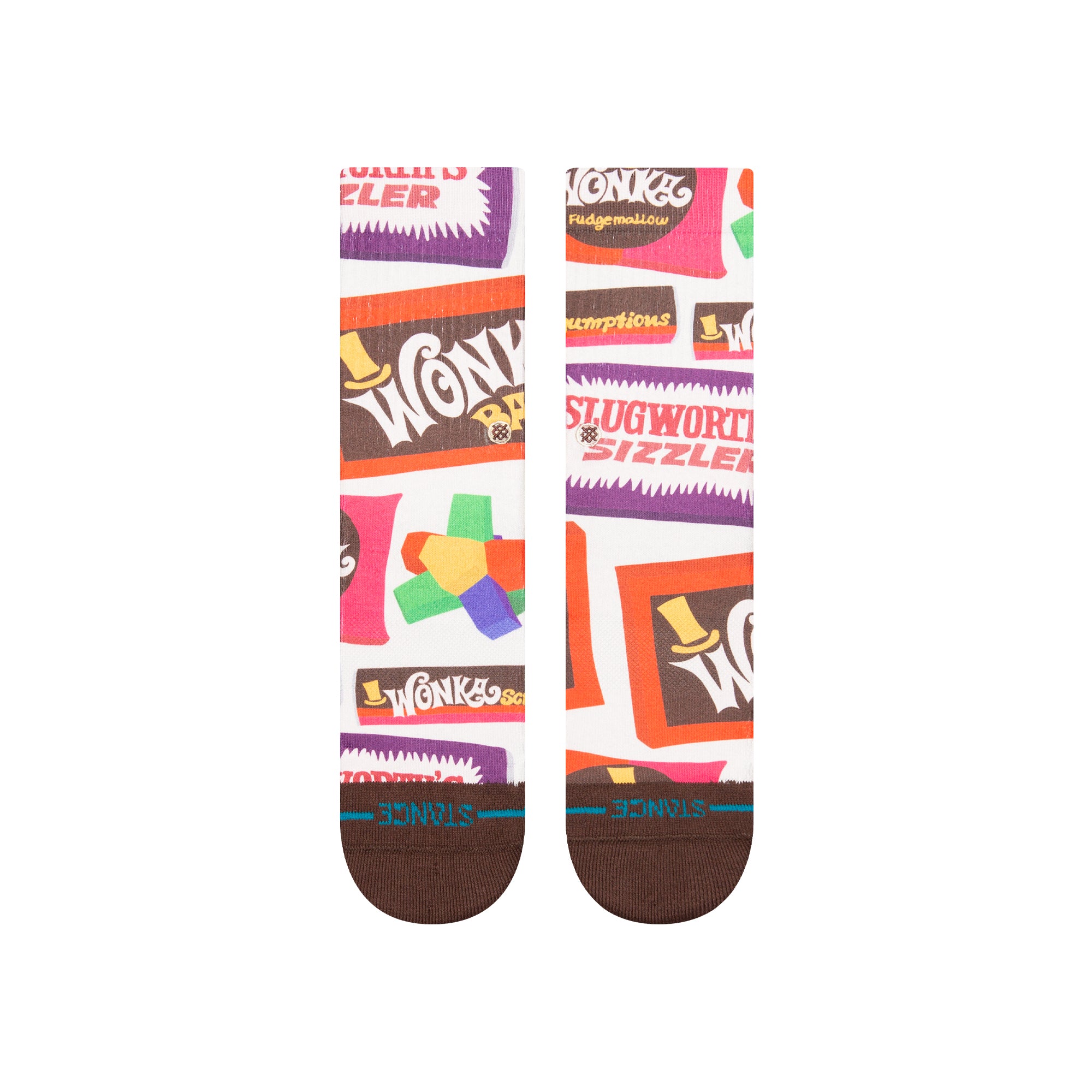 Stance Wonka Bars Crew Sock BRN L