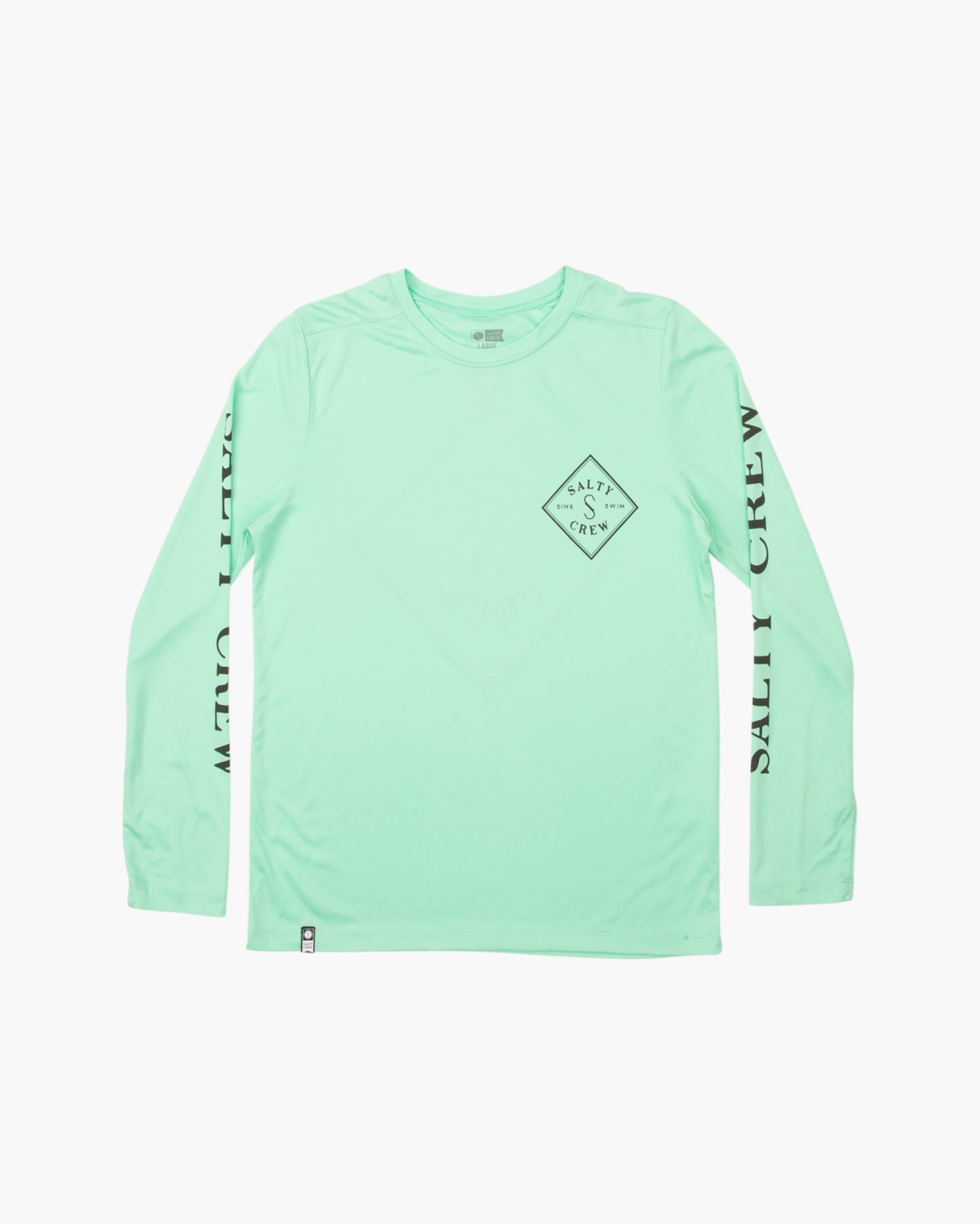SALTY CREW TIPPET BOYS L/S SUNSHIRT SeaFoam M