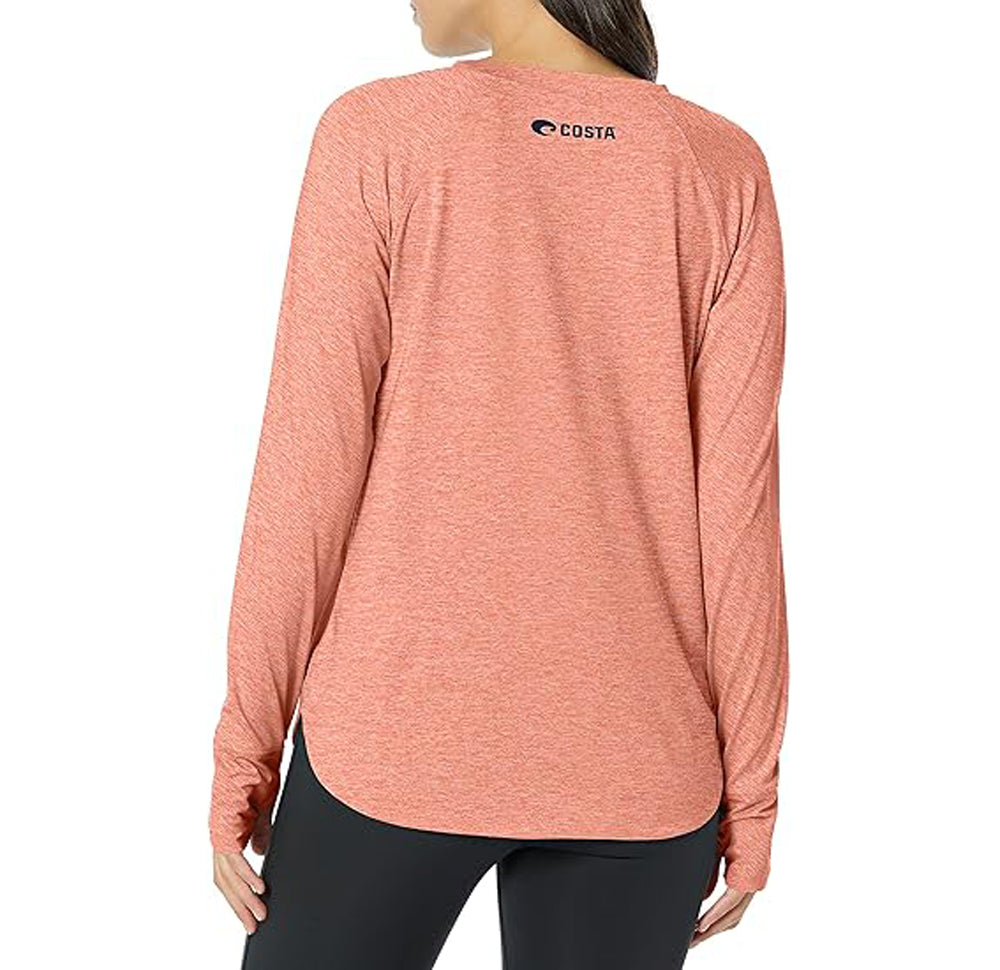 Costa Del Mar Venture Performance Long SleeveTee LavaHeather l