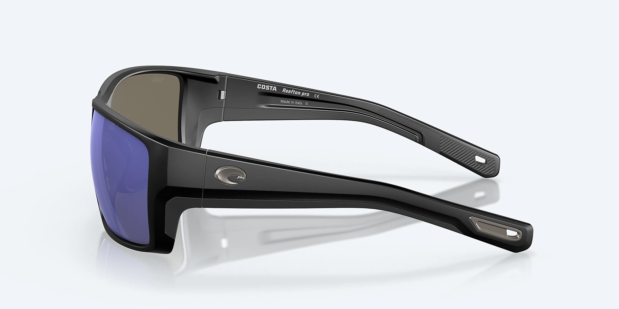 Costa Del Mar Reefton Pro Polarized Sunglasses Black BlueMirror 580G