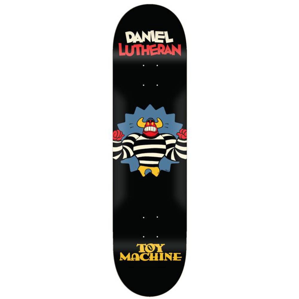 Toy Machine Skateboards Toons Deck Lutheran 8.38