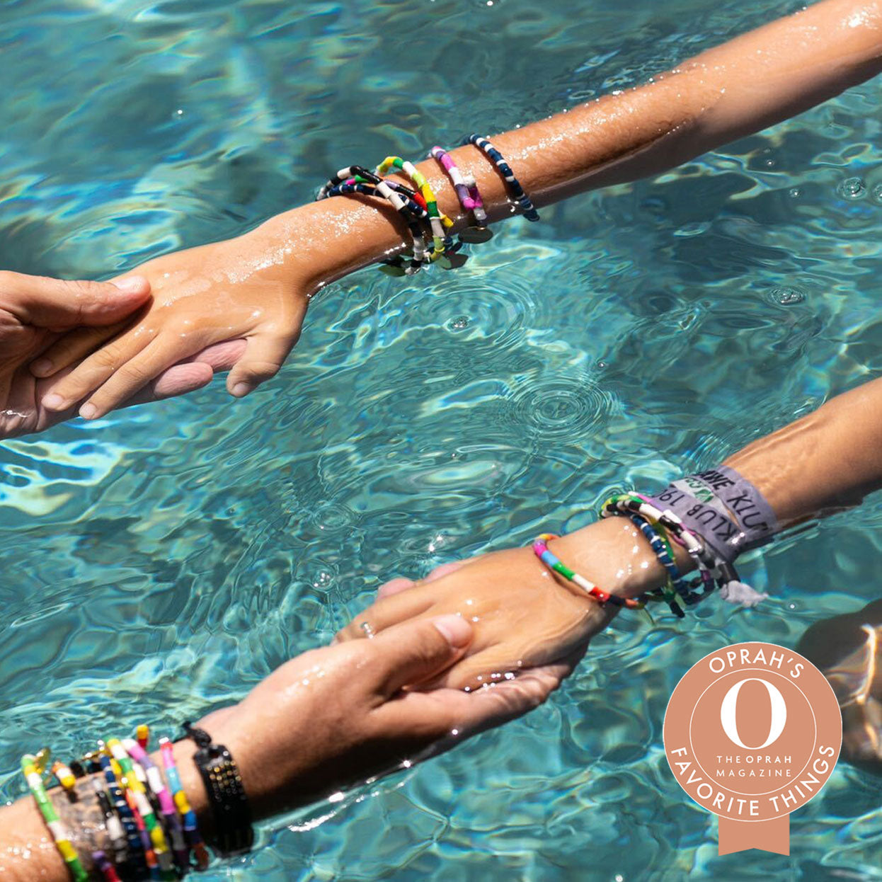 Love Is Flip Flop Bracelet CoralReef OS