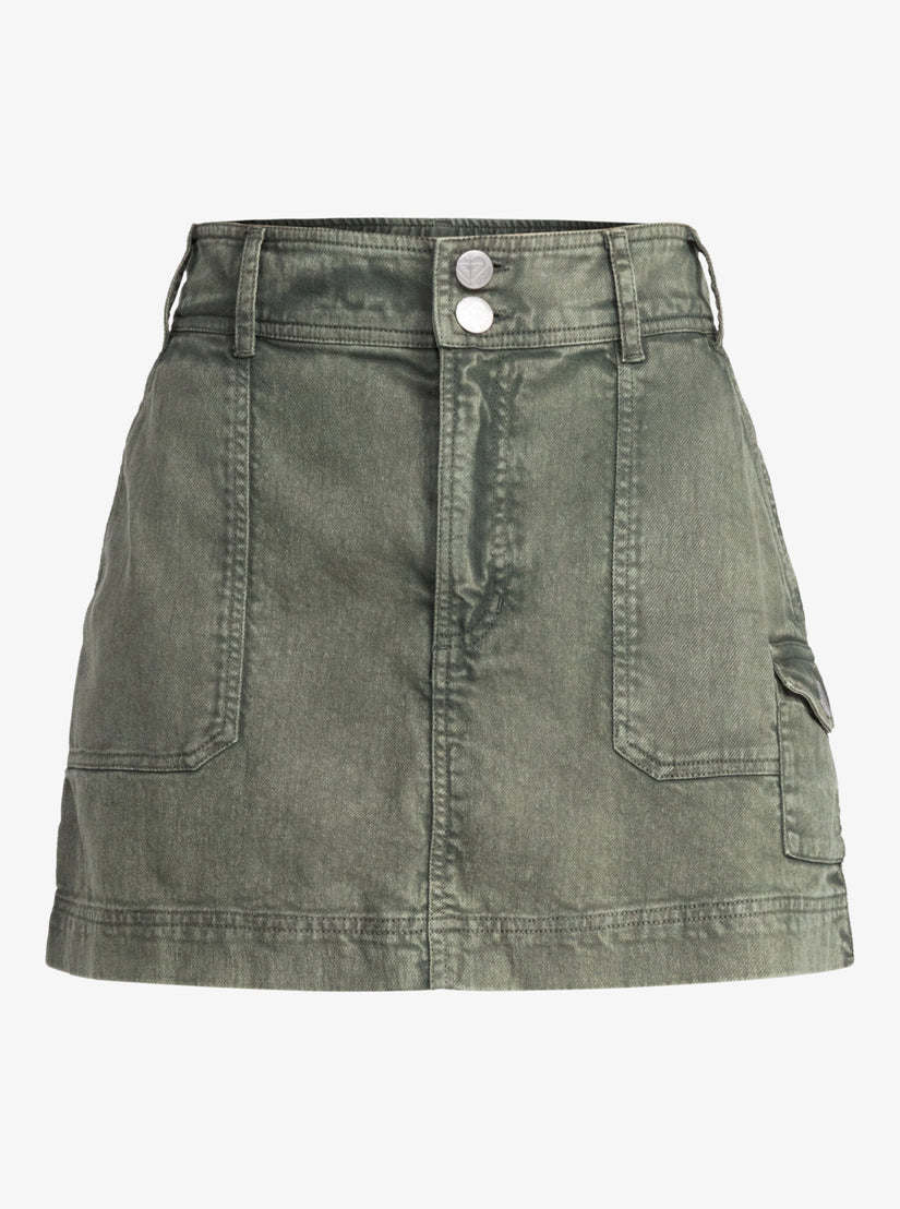 Roxy Roll With It Mini Cargo Skirt GZC0 S