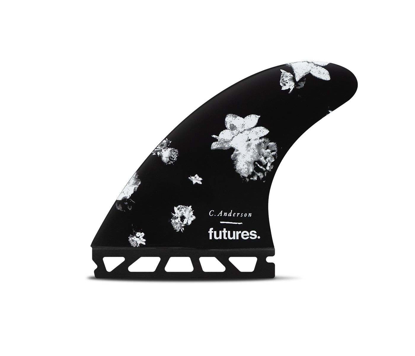 Futures Fins Ando Blackstix Thruster Fin Set Black L