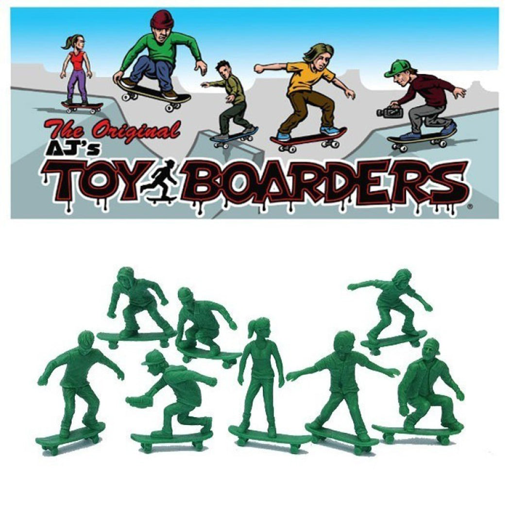 AJ's Toy Boarders 24 Pack Skate Series Green