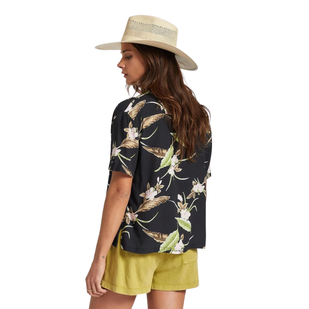 Brixton Bunker Paradise SS Woven Black XS