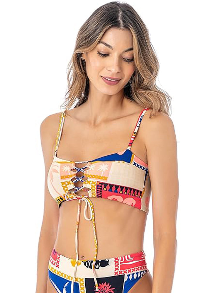 Maaji Reversible Bikini Top AZUL XL