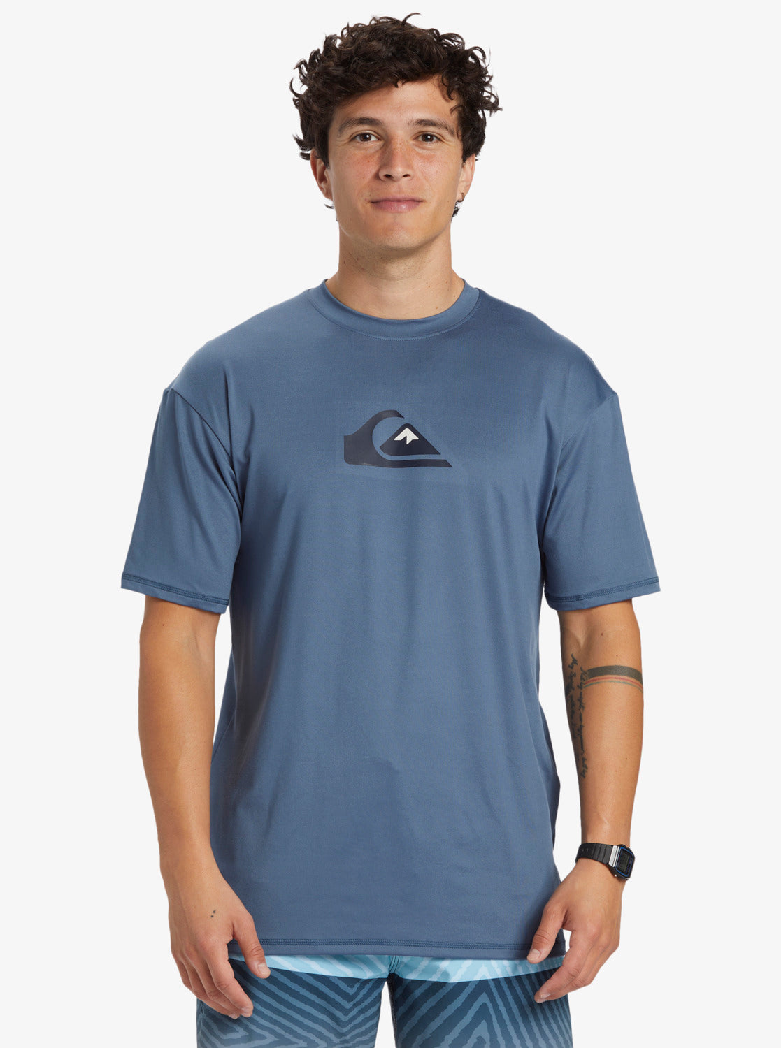 Quiksilver Solid Streak SS Rashguard BYG0 S