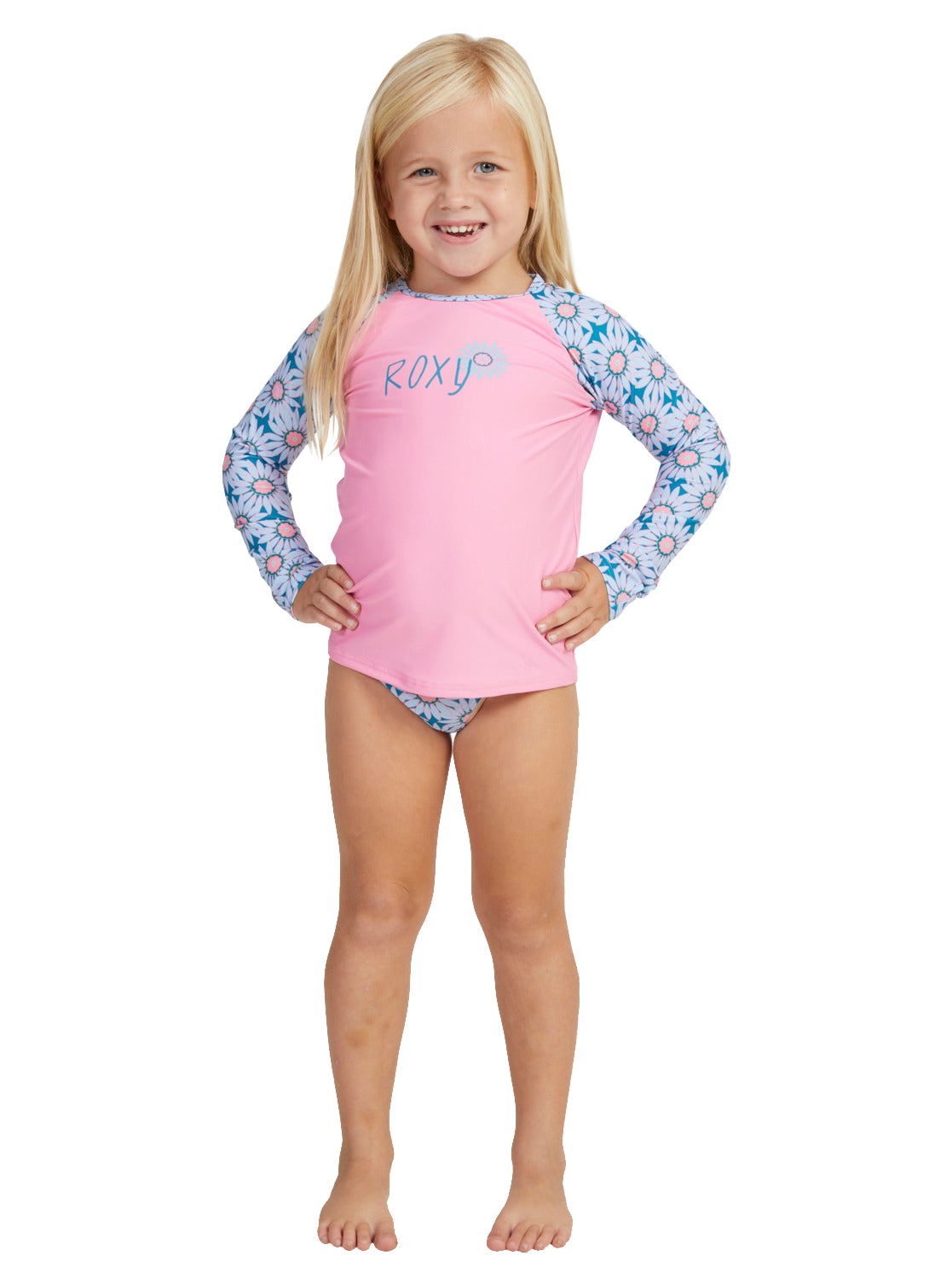 Roxy Bold Florals LS Rashguard Set