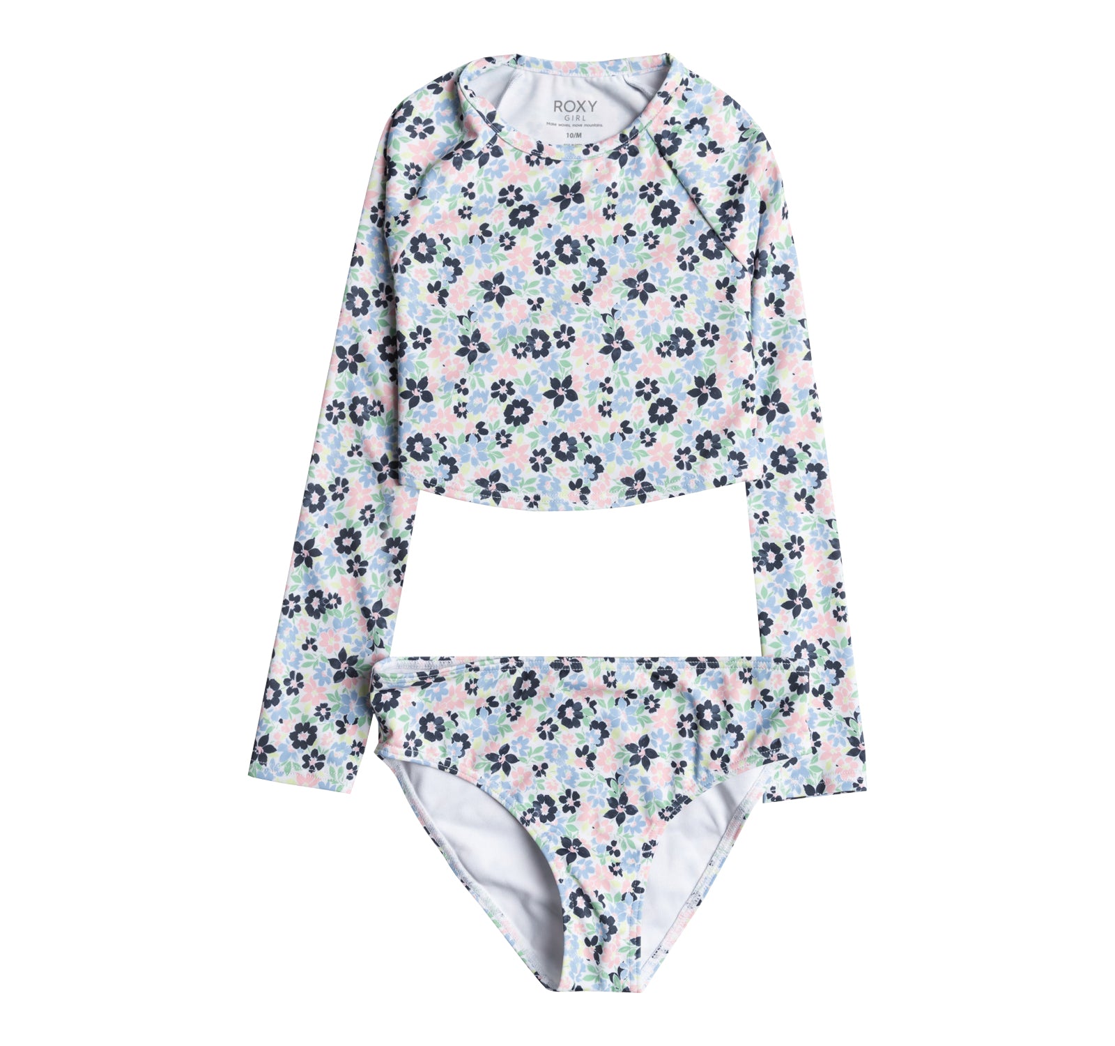 Roxy Dreamer Crop Top LS Bikini Set PZB6 XL