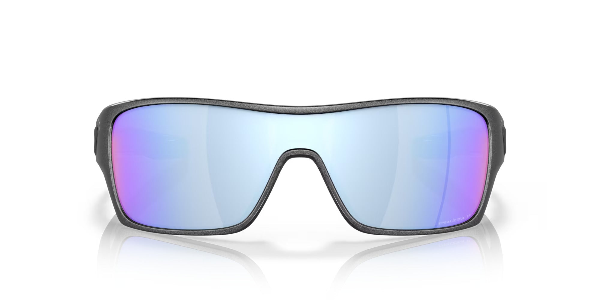 Oakley Turbine Rotor Polarized Sunglasses Steel PrizmDeepWaterPolar Square