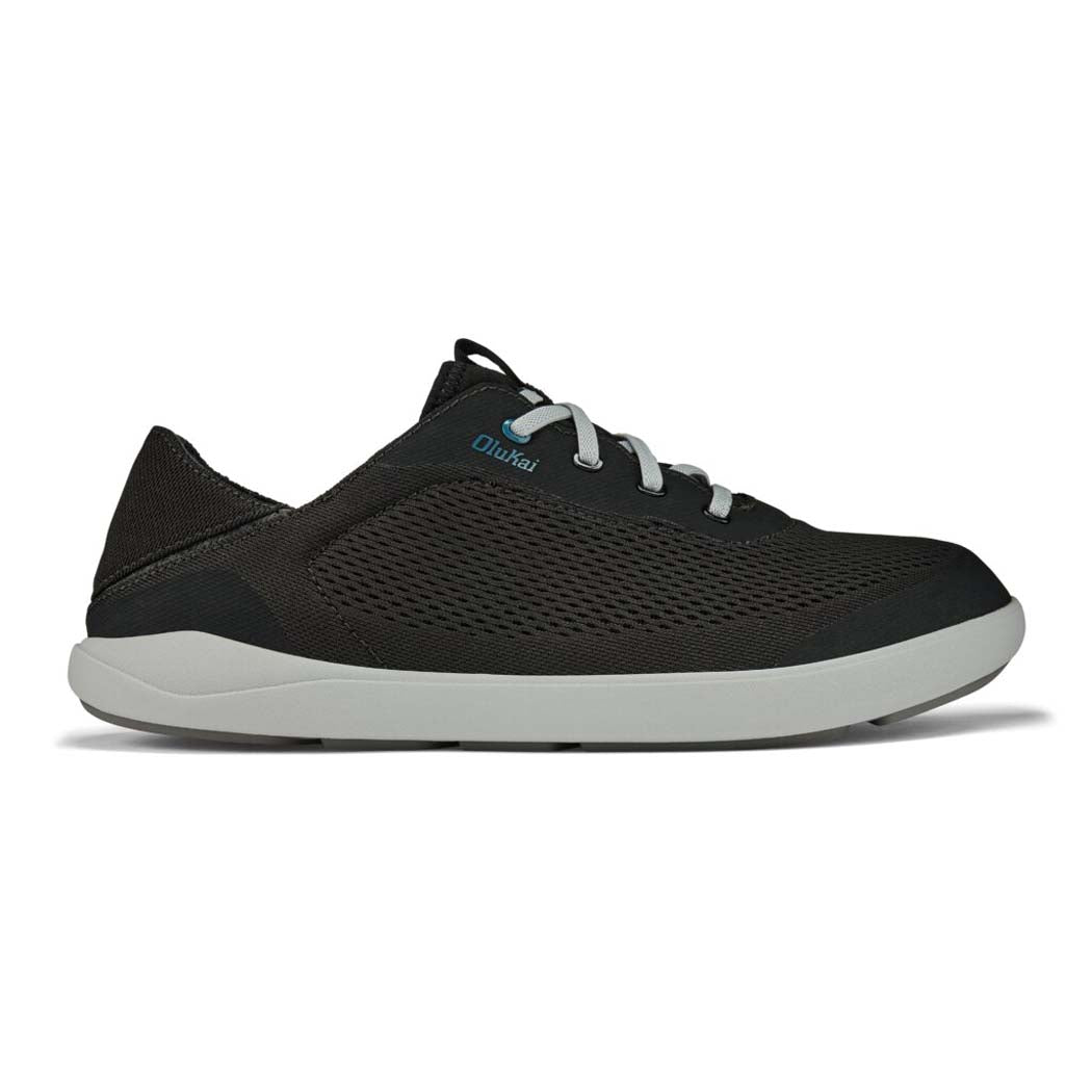 Olukai Moku Pae Mens Shoe 40QS-Black-Blue Coral 8.5