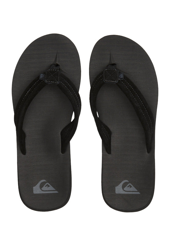 Quiksilver Carver Suede Core Mens Sandal KVJ1-Black1 14