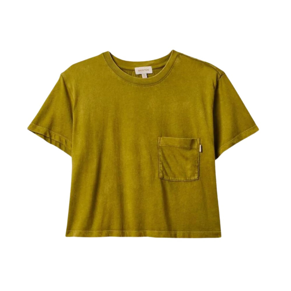 Brixton Carefree Pocket Tee Moss S