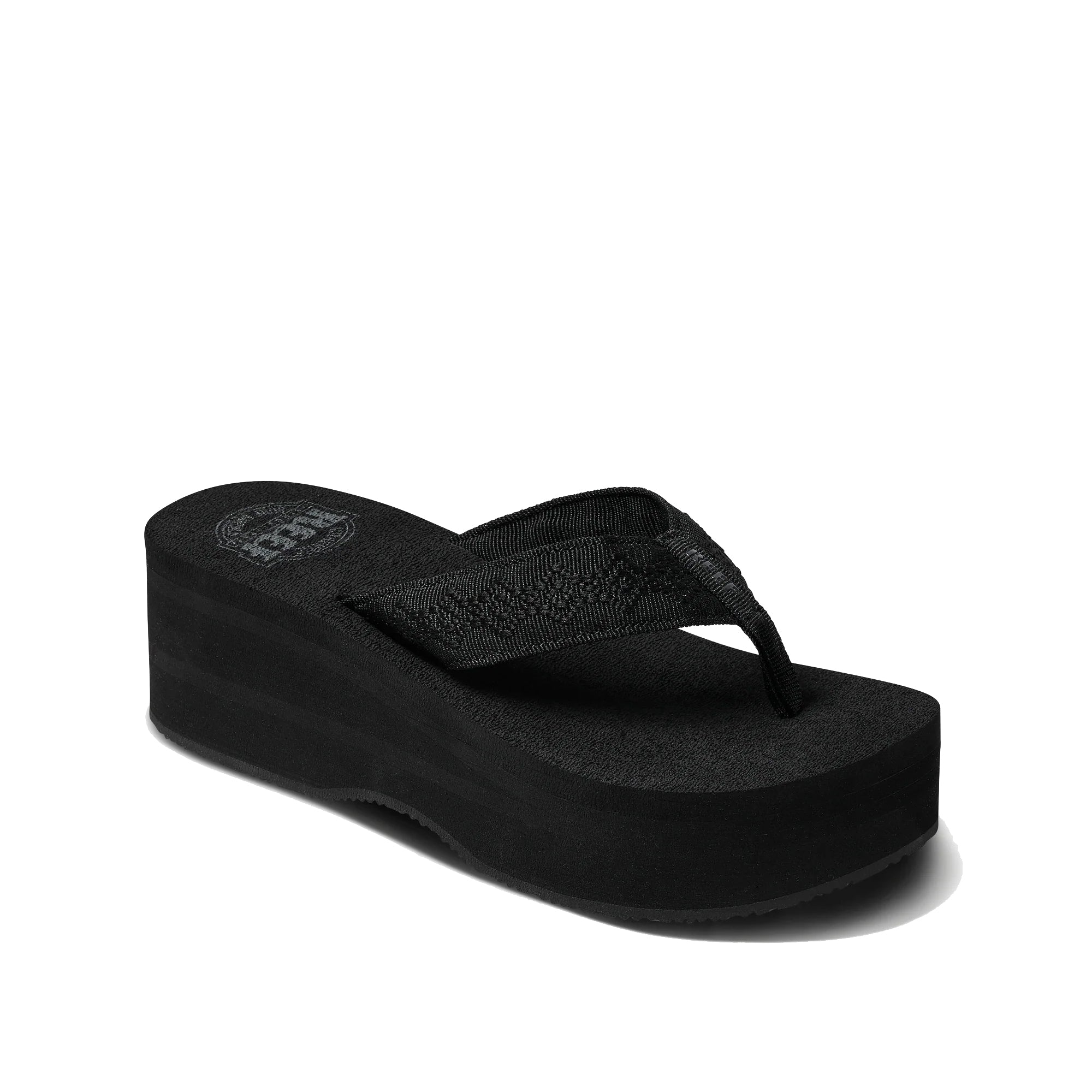 Reef Sandy Hi Womens Sandal Black 11