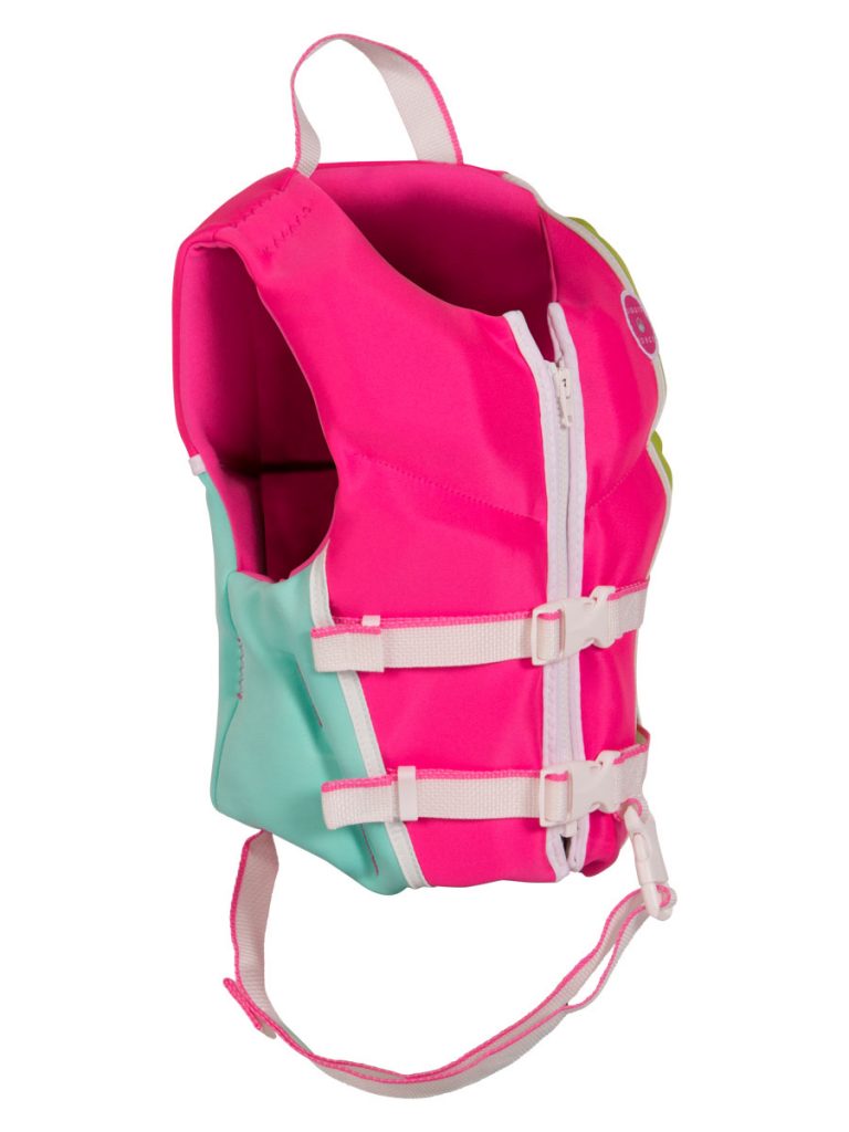 Liquid Force Dream USCGA Child Life Jacket Pink-Mint Child - 33-55lbs