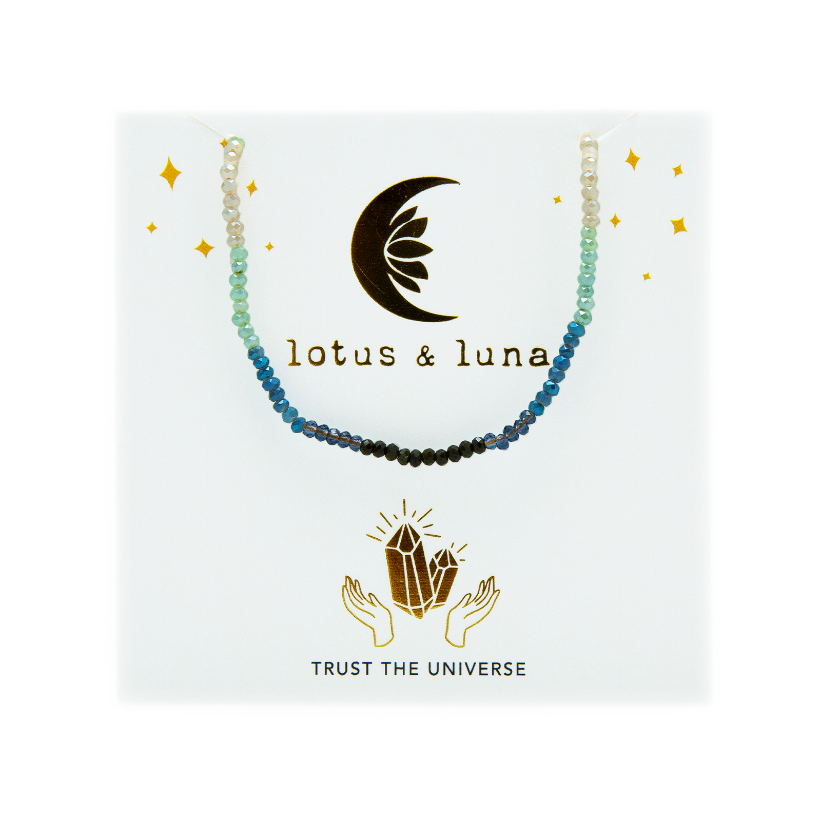 "Trust the Universe" Goddess Necklace.