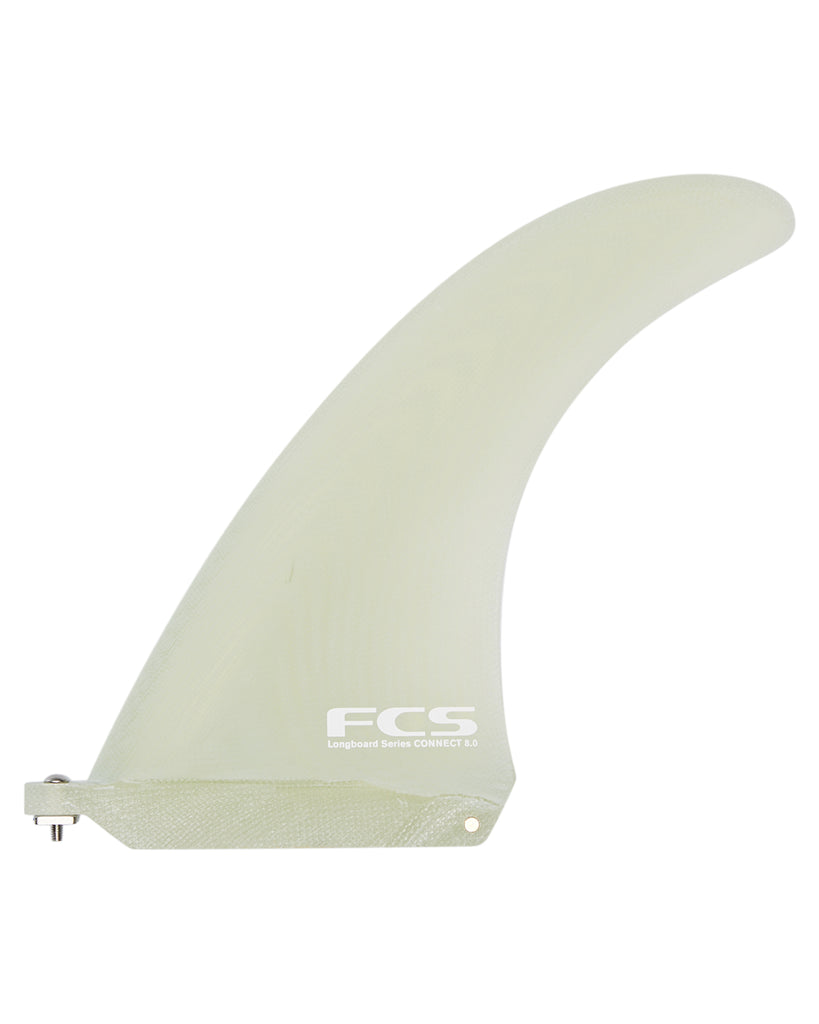 FCS Connect Screw and Plate PG Longboard Fin Clear 8in