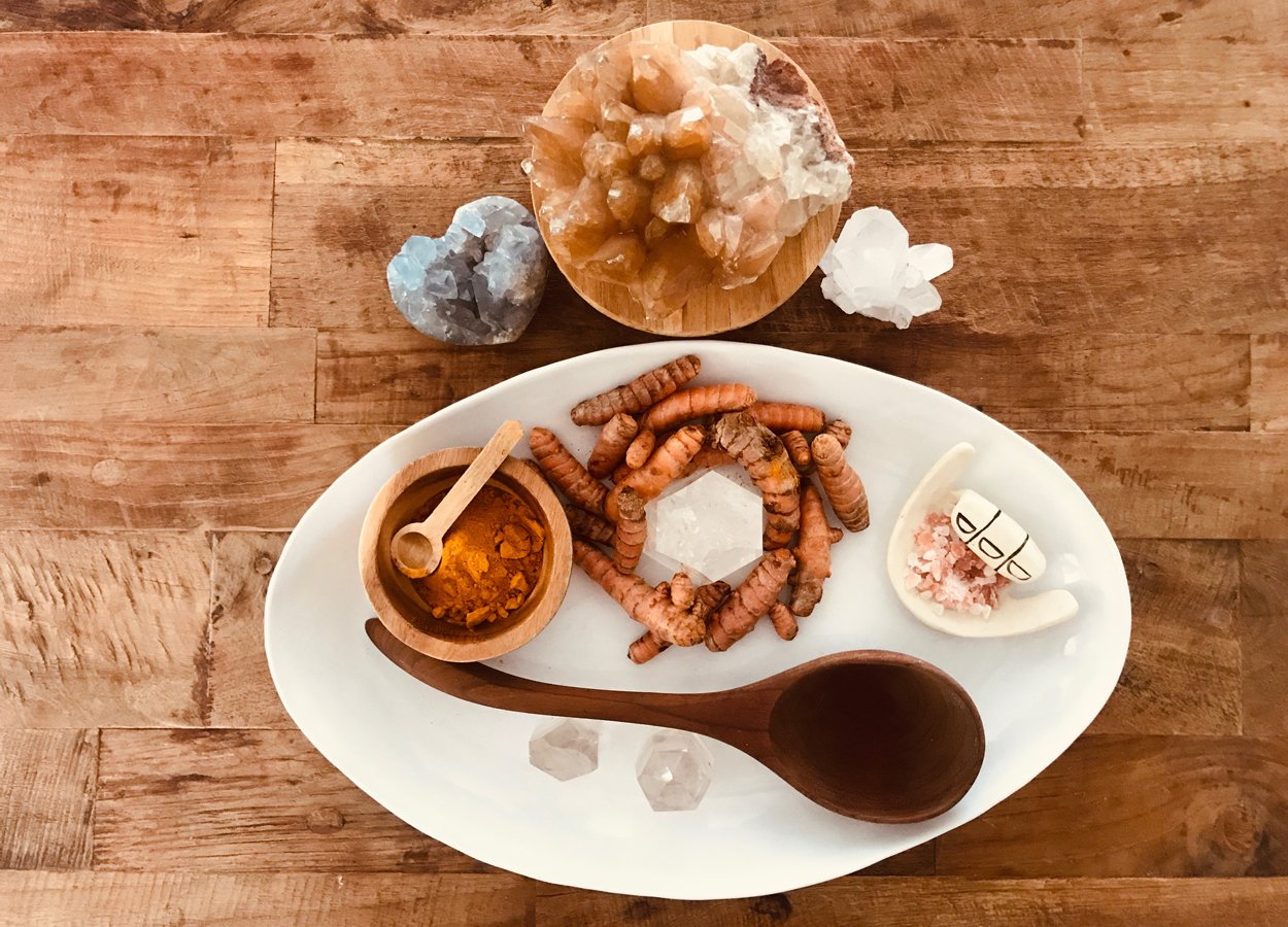 TIE-DYE WITH TURMERIC