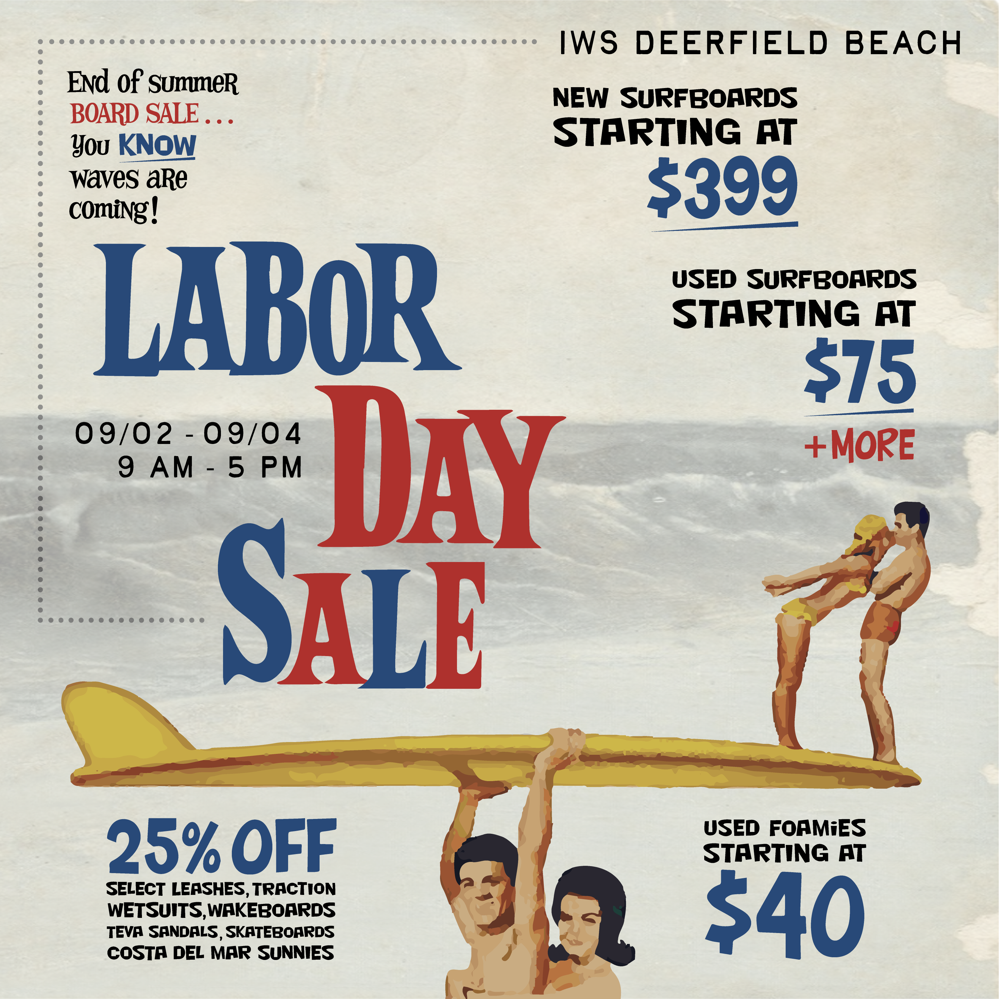 Labor Day End of Summer BLOW OUT Sale