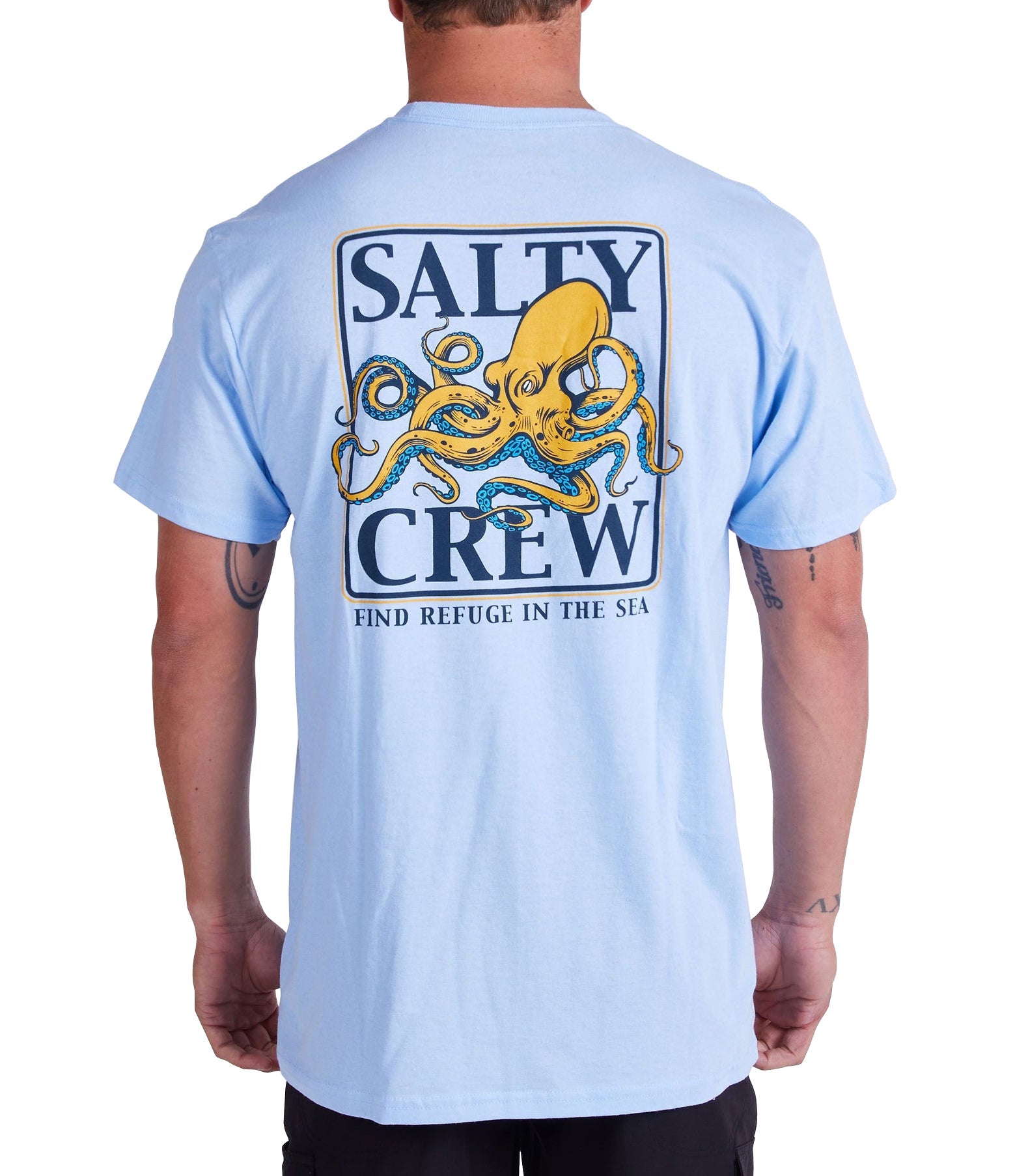 Salty Crew Ink Slinger SS Tee with octopus graphic