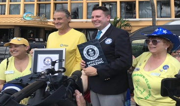 World Record for the Largest Underwater Cleanup Set