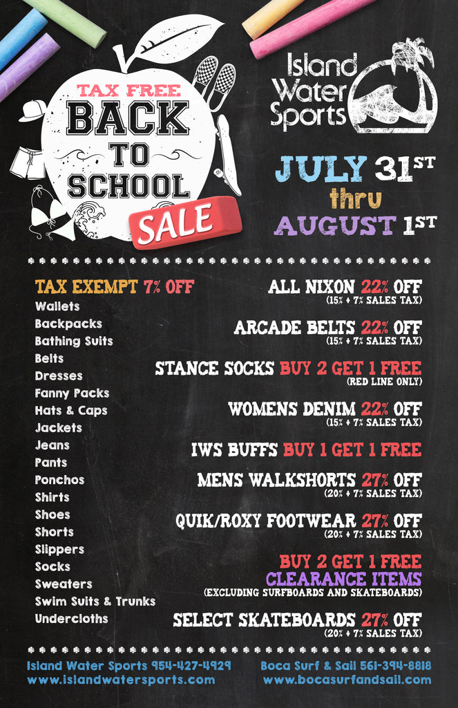 2021Back to School Sales Tax Holiday & Sale