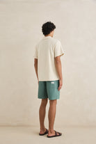 Rhythm Vintage Terry Polo Shirt Natural 1S