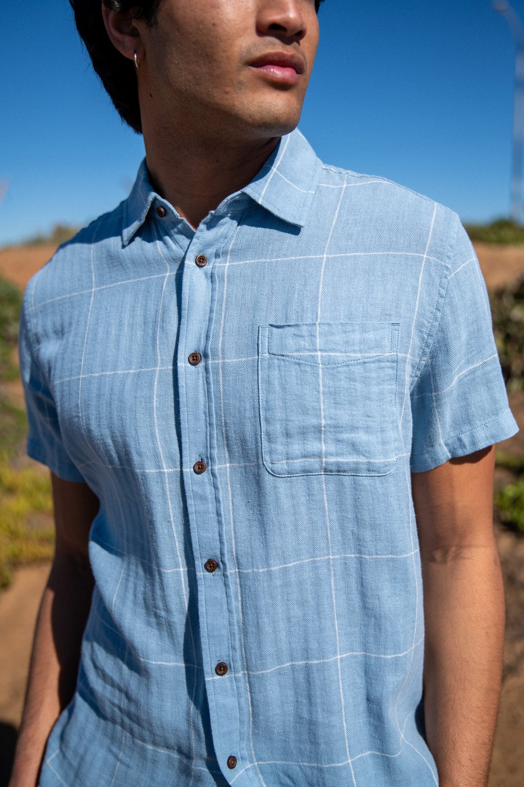 KATIN MONTY SHIRT SPRING BLUE L