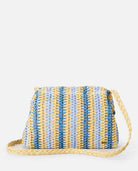 RIP CURL CROCHET FRAMED CLUTCH 2400 - Blue/Natural 1SZ