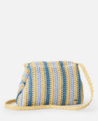 RIP CURL CROCHET FRAMED CLUTCH 2400 - Blue/Natural 1SZ