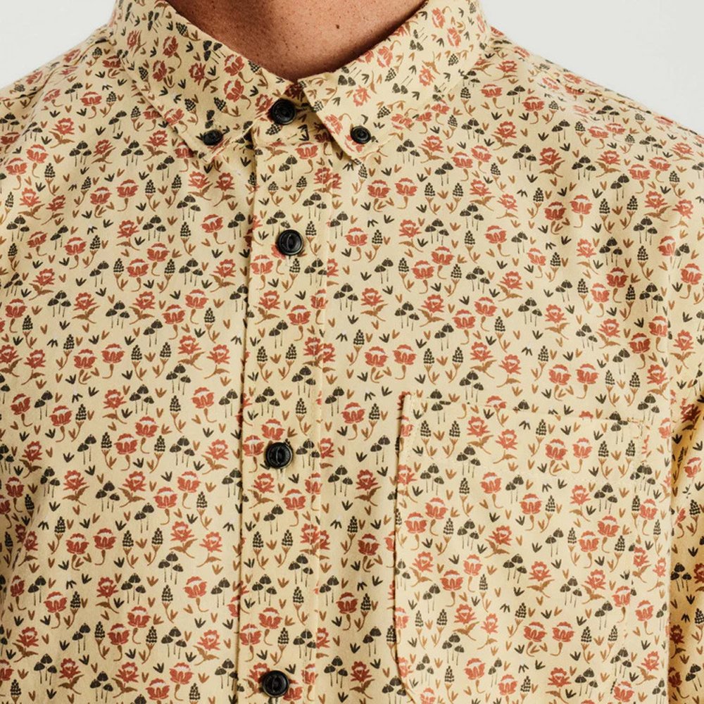 ROARK SCHOLAR OXFORD SS WOVEN BSB-BOLETES SUNBEAM XL