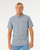 RIP CURL SKELLY BREACH S/S SHIRT 2361 - Bluefin 3XL