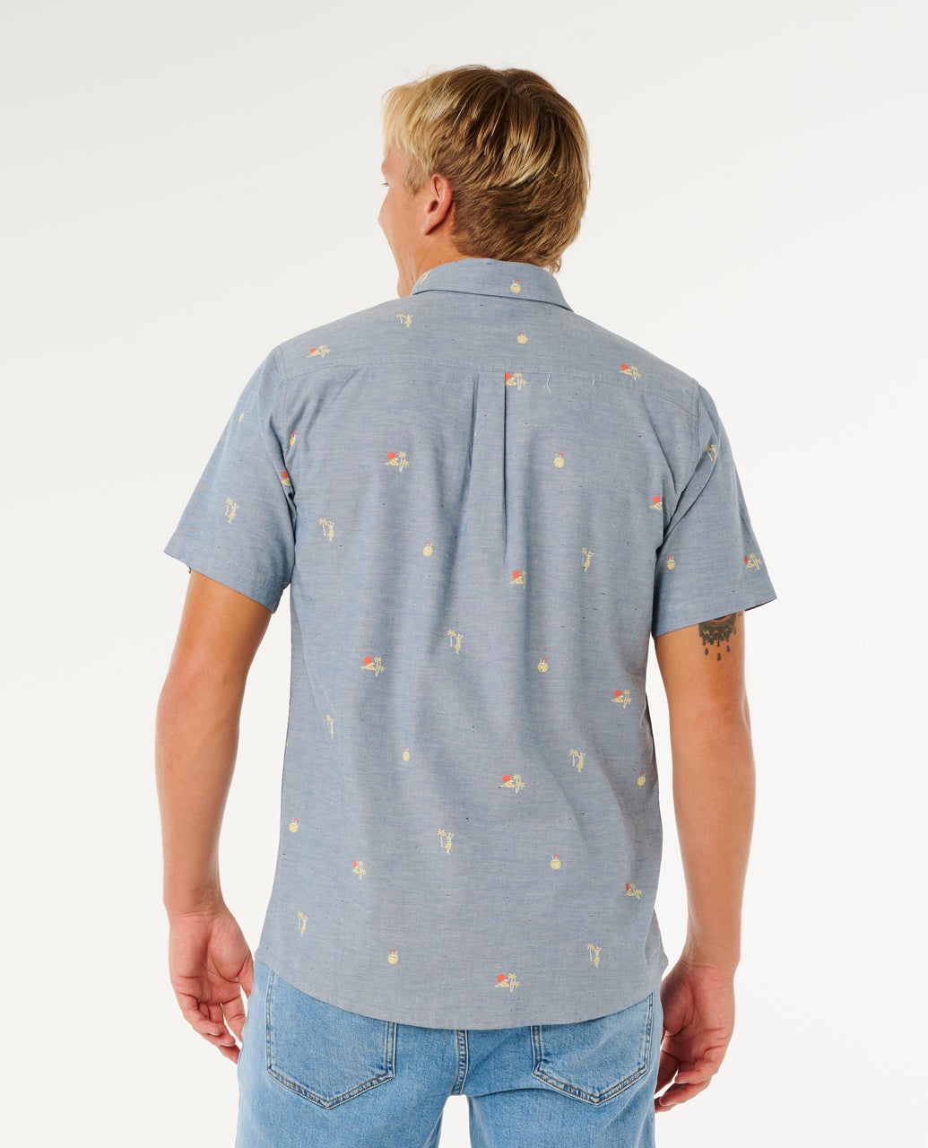 RIP CURL SKELLY BREACH S/S SHIRT 2361 - Bluefin M