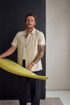 RHYTHM CLASSIC LINEN SS SHIRT SAN-SAND 2M