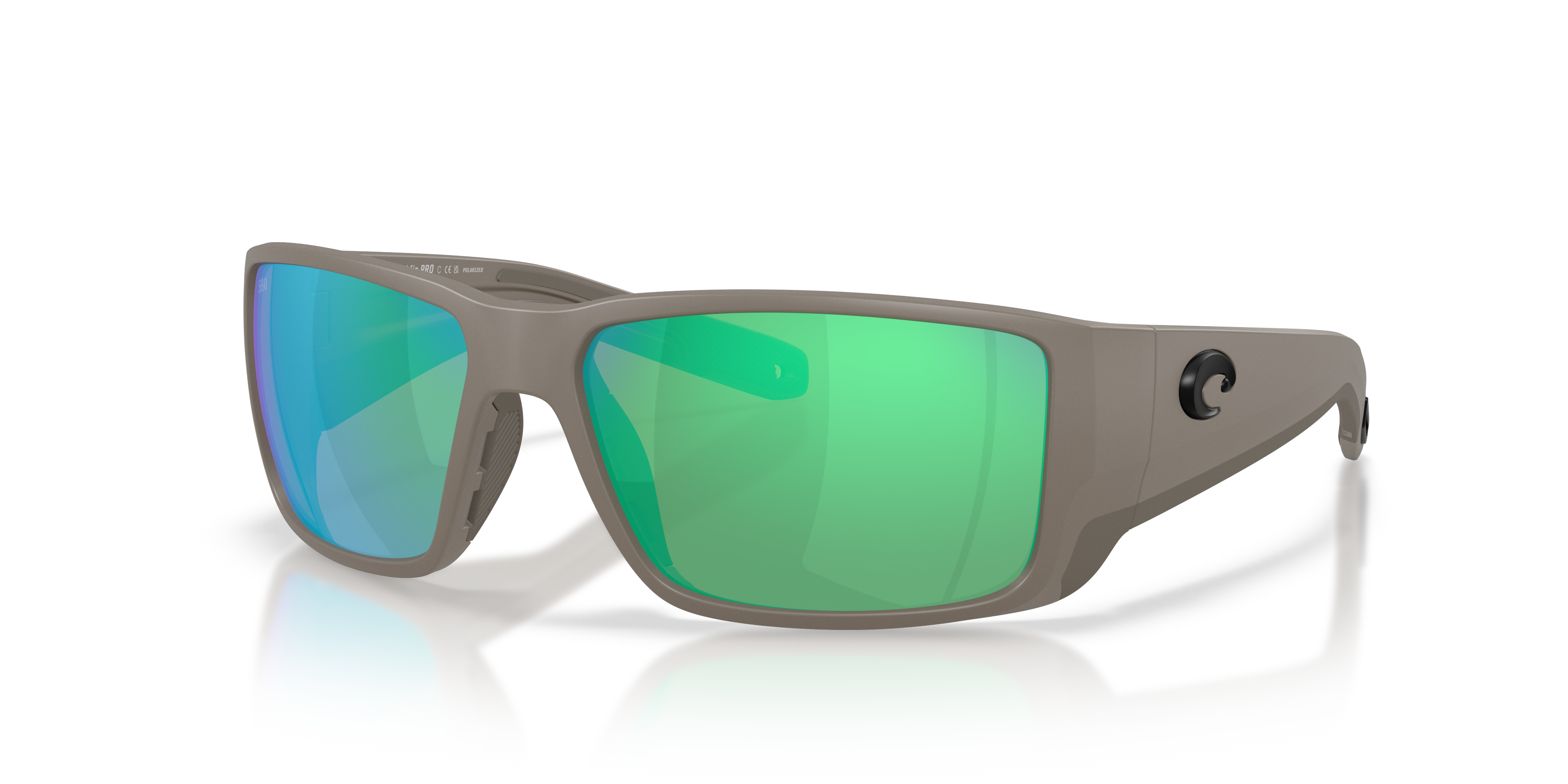 Costa Del Mar Blackfin Pro Sunglasses MatteOliveShale GreenMirror 580G