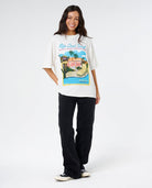 Rip Curl 5 STAR HERITAGE TEE Shirt Bone L