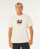 RIP CURL SEARCH RIG TEE 3021 - Bone S