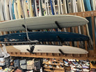 Christenson Surfboards Scarlet Begonia TurqBlueResinTint 9ft6in SingleFin