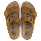 Birkenstock Arizona Soft Footbed Womens Sandal Suede-Mink 8