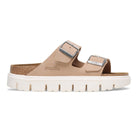 Birkenstock Arizona Chunky Womens Sandal Suede-Warm Sand 10