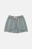 Rhythm Paisley Stripe Beach Short OLI-Olive 30