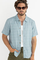 RHYTHM TILE SS SHIRT BLU-BLUE 1S